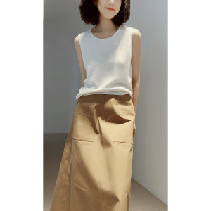 戎美五金冠女装店 A股上市公司出品王炸"裸肤体验"莱赛尔/棉/桑蚕丝/亚麻25新/CleanFit针织背心