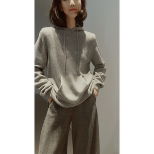 康赛妮15.5 100羊绒 460G 25秋冬 连帽针织衫 ne同款 无缝 Celi