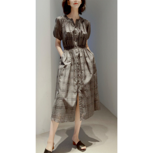 细腻通透 26新 轻薄棉丝 禾同款 精致色织格纹系列 复古有腔调