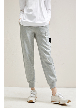 戎美【KZ0222450】新款ST0NE日本全棉休闲卫裤