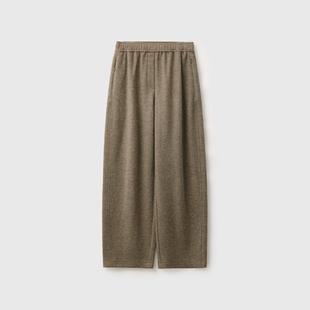 26新~口碑神料！贵但舒服【95精纺羊绒5弹力/双层织】弯刀造型裤