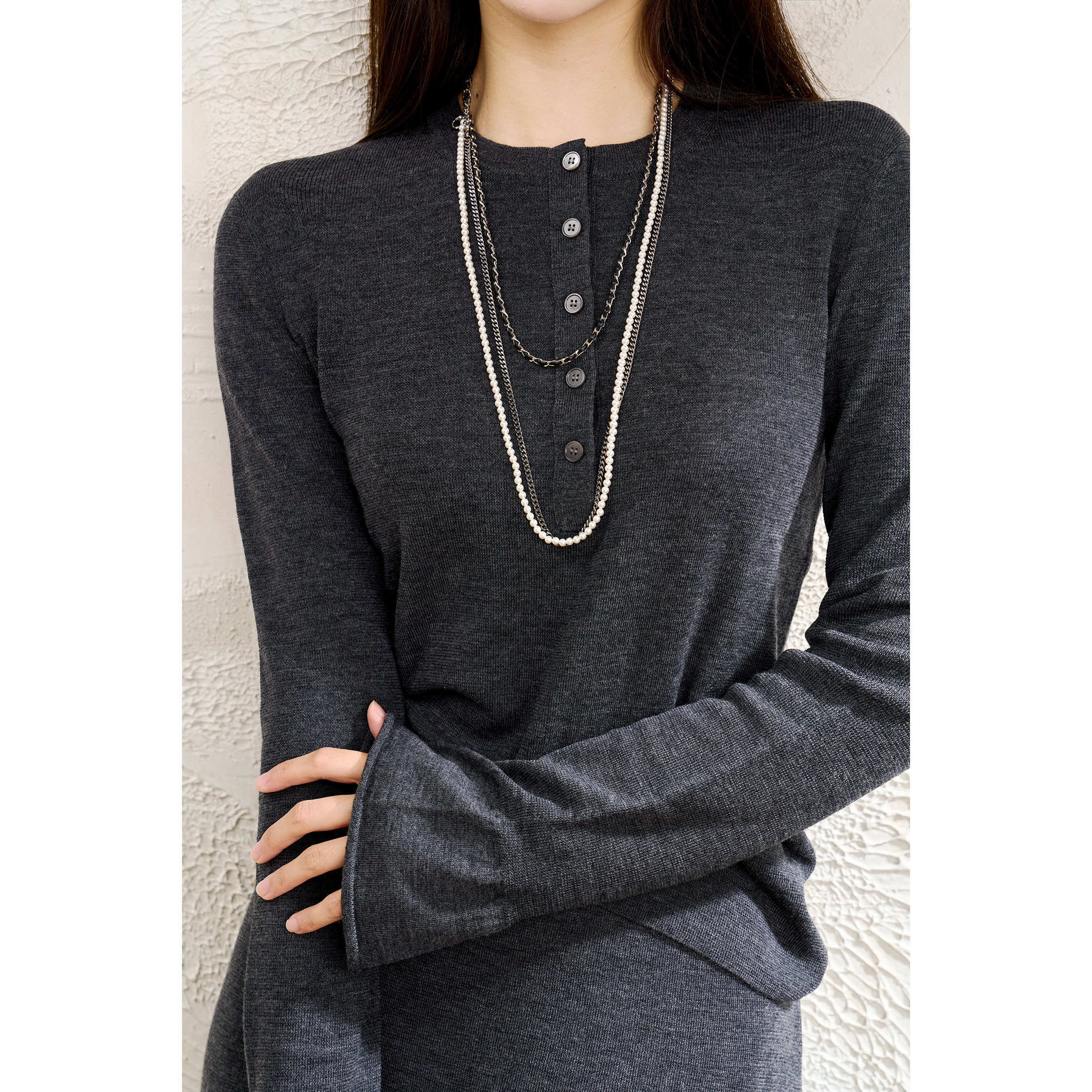 25冬~云端柔感【100羊毛/微喇蛋糕袖/显瘦万搭】 复古亨利领/套衫,女装/女士精品,毛针织衫,淘宝优惠券,粉丝福利购,淘宝优惠卷