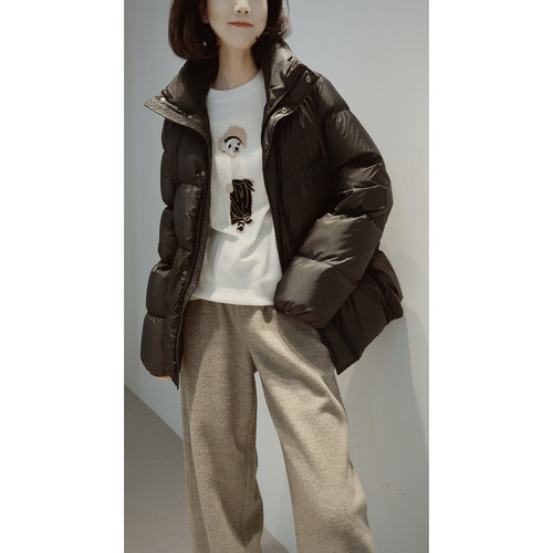 鹅绒服超轻静音多防好穿御寒立领