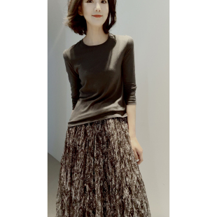 皮肤衫 含羊毛 神器 柔软亲肤 基础面膜打底T 敲弹 26春