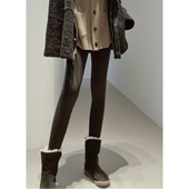 25冬 天丝棉 加绒瑜伽裤 舒适百搭自发热保暖打底裤 安第斯山羊绒