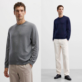 男款 口碑 5柜价 意产CARIAGGI㊣100羊绒 卷王爹 3倍价值1