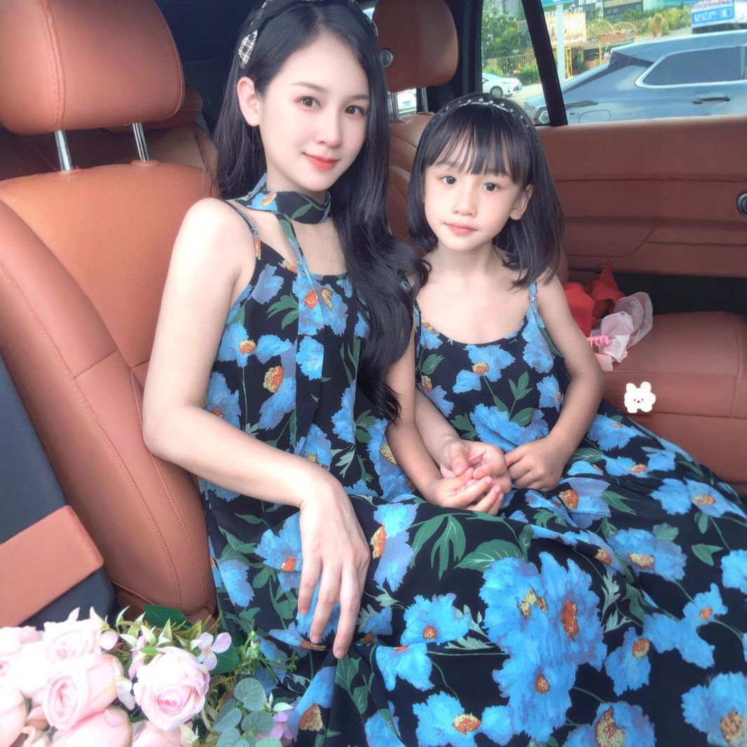 2025夏装亲子装母女装海边度亲子装/亲子时装