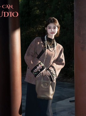 CANCAN STUDIO【红妆戏】新中式原创设计上衣G77375