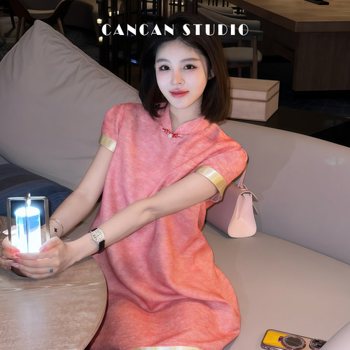 CANCANSTUDIO新中式春夏连衣裙