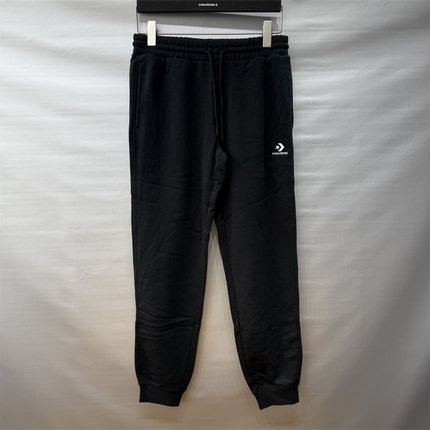 CONVERSE匡威秋冬经典男女针织束脚加绒保暖运动长裤10024521-A01