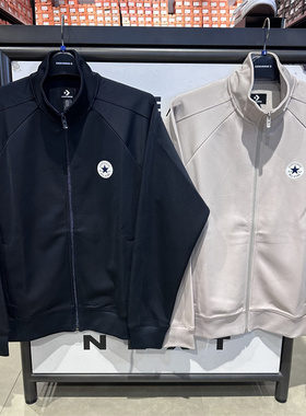 CONVERSE匡威男女经典圆标LOGO复古休闲拉链夹克外套10026702-A03