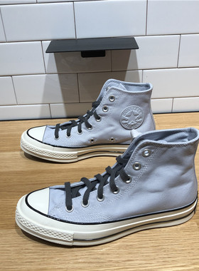 Converse匡威1970S新款浅蓝灰色男女高帮休闲鞋透气帆布鞋A03437C
