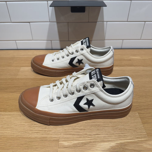 匡威米白色男女复古星箭休闲鞋