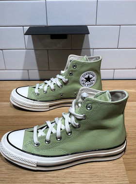 CONVERSE匡威新款1970S苹果绿男女复古高帮休闲运动帆布鞋A04585C
