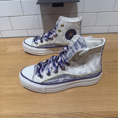 CONVERSE匡威 AllStarLift蛇年紫气东来女子厚底休闲板鞋 A13353C