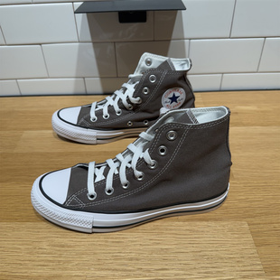 CONVERSE匡威 All Star木炭色男女经典高帮休闲复古帆布鞋 1J793C
