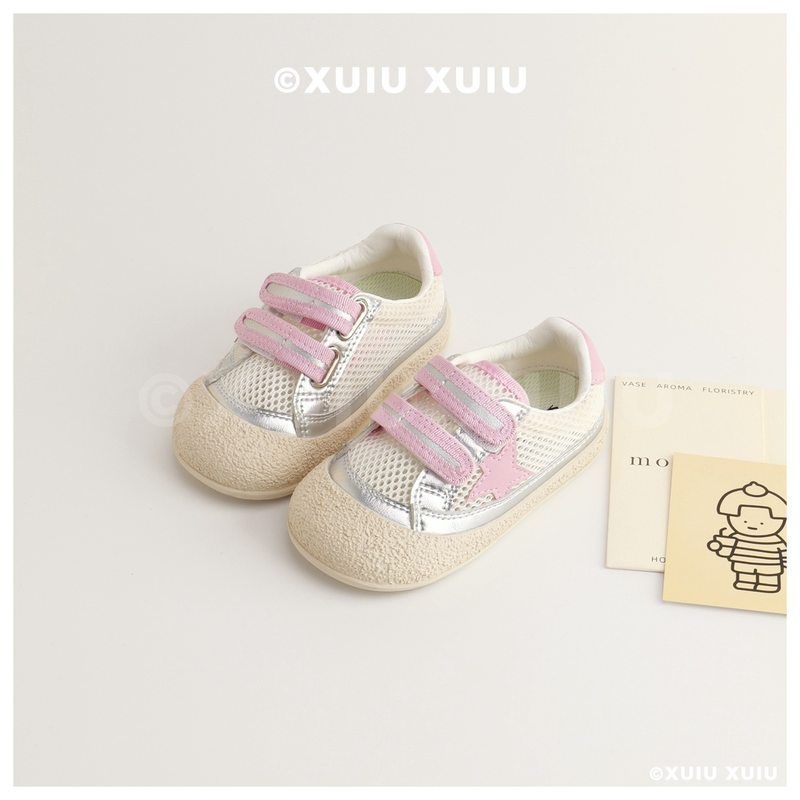 cbc童鞋春夏女童包头单网机能鞋