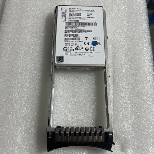 IBM 00AR329 V7000G2存储 SSD SAS 200Gb 企业级服务器硬盘成色好