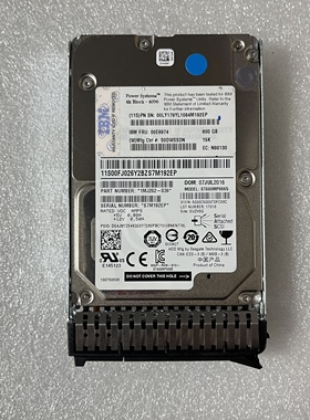 IBM P5-550Q Powe8 00LY179 00E9974 600G 15K SAS 2.5 4K 硬盘