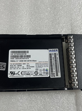 三星 PM883 240G MZ7LM240HMHO-00005 2.5 固态硬盘 SATA SSD