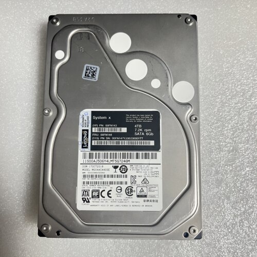 联想00FN143 00FN144 4TB 7.2K 3.5 SATA ST4000NM0024服务器硬盘