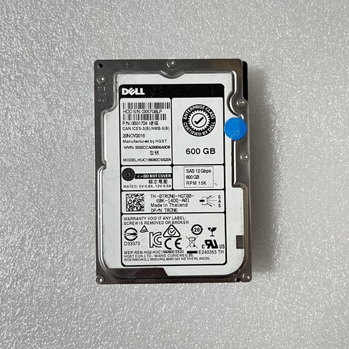 Dell/戴尔 0TRCN6 600G 15K SAS 12G 2.5寸 TRCN6 服务器硬盘