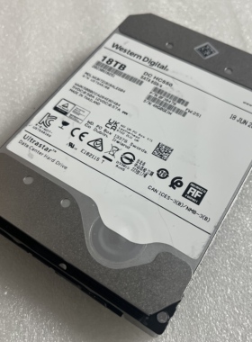 WD/西部数据 WUH721818ALE6L4企业级服务器氦气18T机械硬盘HC550