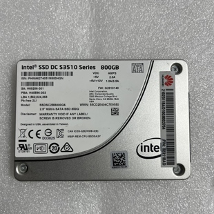 2.5寸 800G SATA RH5885H SSD固态硬盘 华为02311BAD S3510