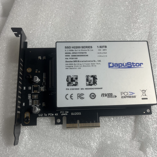 大普微（DapuStor）H2200 1.92TB 企业级 NVMe SSD U.2 固态硬盘
