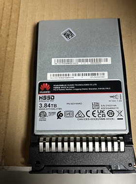 华为02355GAK 3.84TB SSD 12G 2.5SAS 02314AKD HSSD-D7T23AL3T8N