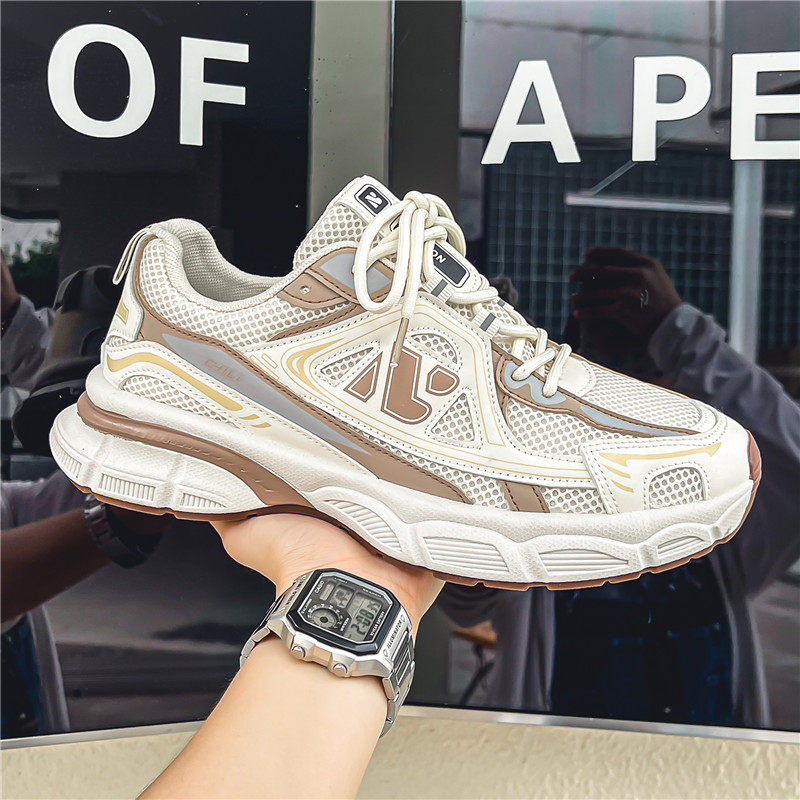 爵浪男鞋春季跑步防滑学生运动鞋潮流百搭软底老爹潮鞋休闲白鞋,流行男鞋,老爹鞋,淘宝优惠券,粉丝福利购,淘宝优惠卷