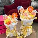 治愈系可爱卡通玩偶星星人花束创意生日礼物送女生朋友闺蜜毕业