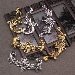 diy秀禾凤冠夸张头饰手工材料云纹铁片lolita巴洛克皇冠装饰配件