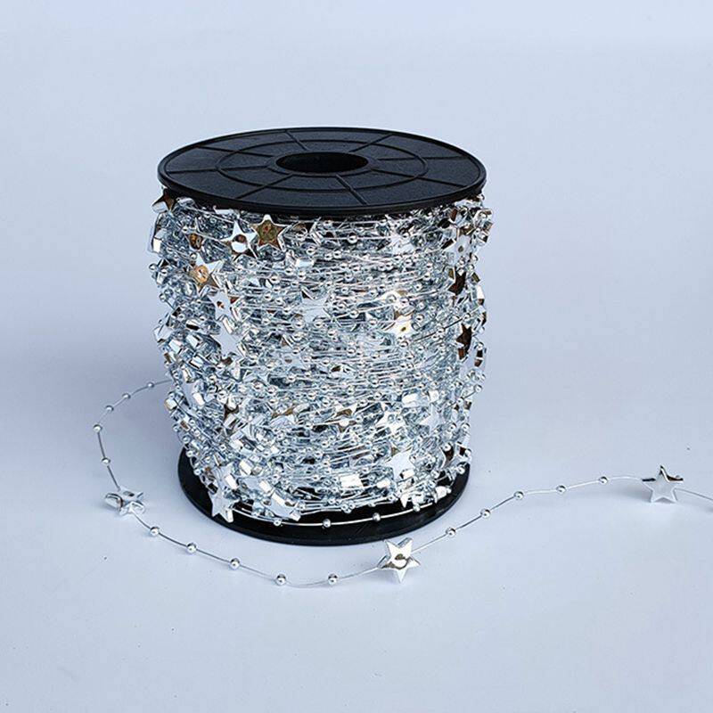 DIY HANDMADE GARLAND HEADDRESS RATTAN CHAIN MATERIAL GOLD AND SILVER STAR CONNECTING BEADS SCEPTER BOUQUET DECORATIVE CHAIN