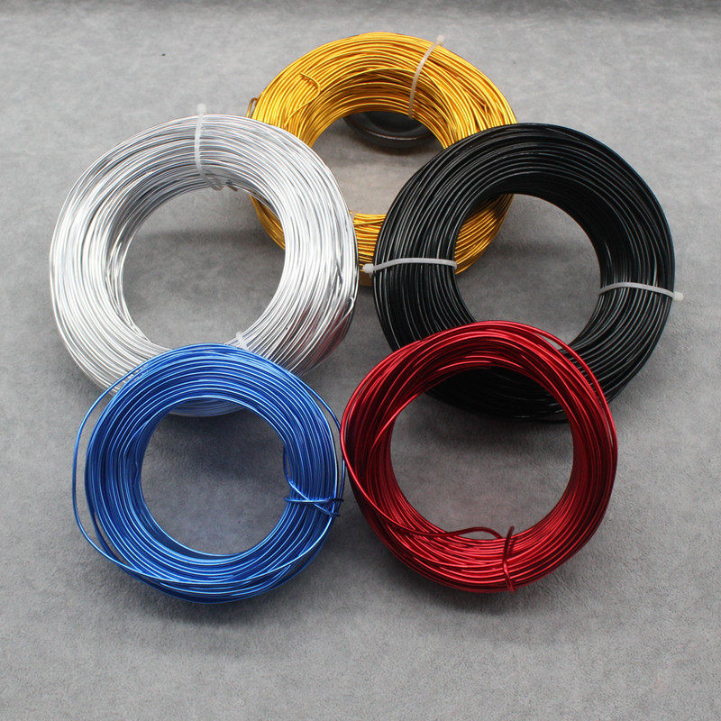 diy新娘权杖金银色铝线手工蛋糕