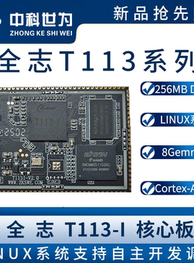全志T113-I核心板ARM Cortex-A7x2-核心板彩屏驱动MIPI屏LVDS屏