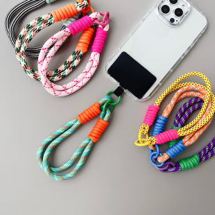 手腕挂绳短款 防丢绳手机壳便携手提挂链双扣可拆卸卡片结实耐用绳