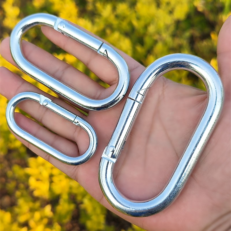 铁镀锌登山扣弹簧扣跑道扣U型扣安全扣狗链扣保险扣防锈挂钩大号,户外/登山/野营/旅行用品,挂扣,淘宝优惠券,粉丝福利购,淘宝优惠卷
