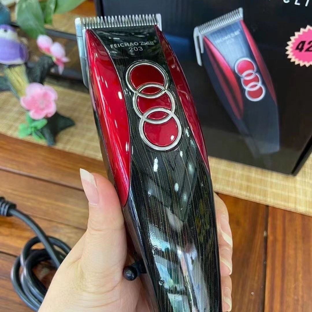 飞超理发器大功率发廊理发店成人电推剪家用带线剃头刀插电电源式