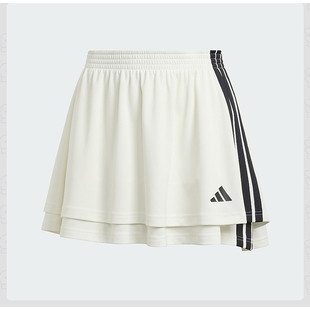 adidas阿迪达斯半身裙26新款夏季女足球风运动休闲简约短裙JY7634