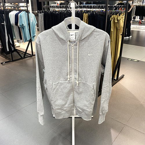 正品Nike/耐克男子经典百搭简约连帽秋季宽松刺绣卫衣 DQ5817-063