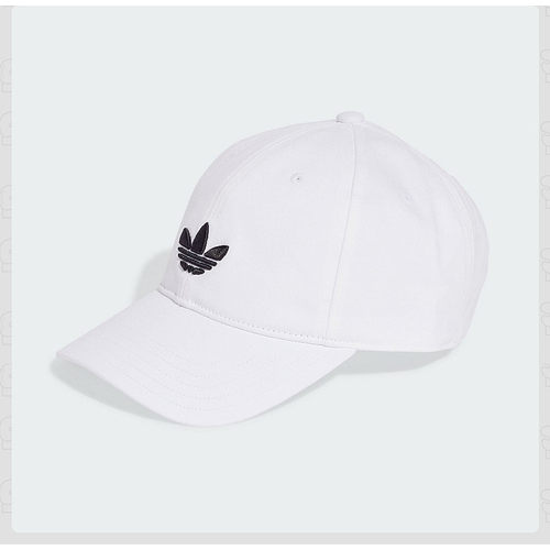 adidas阿迪达斯2025秋男女款运动棒球帽鸭舌帽白色遮阳帽JC6025