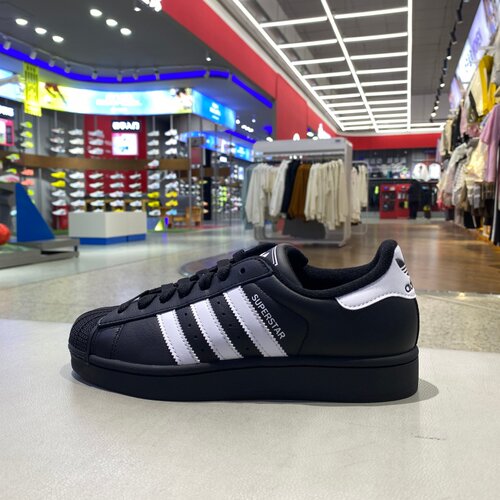 adidas阿迪达斯大童男鞋三叶草春款经典贝壳头板鞋运动鞋 JH9977