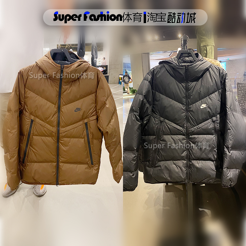 Nike耐克羽绒服男子2022冬季新款连帽棉衣运动保暖休闲棉服DV1132