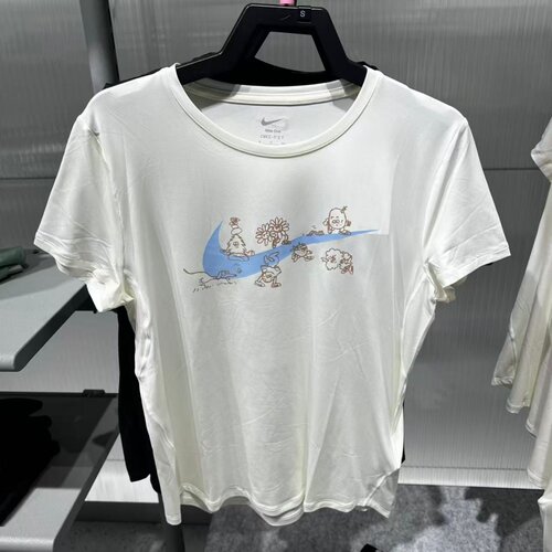 NIKE耐克女子时尚潮流印花宽松舒适运动休闲短袖T恤 IW1389-133