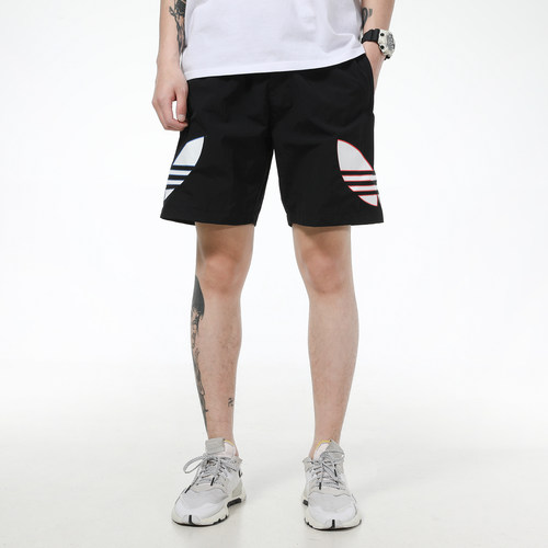 Adidas/阿迪达斯短裤男子夏季新款透气居家拼接运动短裤H09357