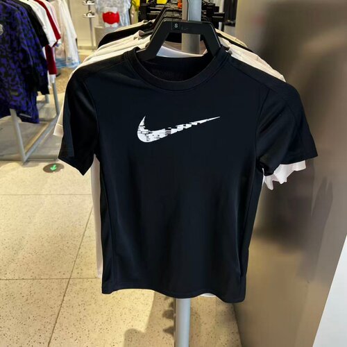 Nike/耐克大童时尚运动休闲经典简约百搭圆领短袖T恤IF2434-011