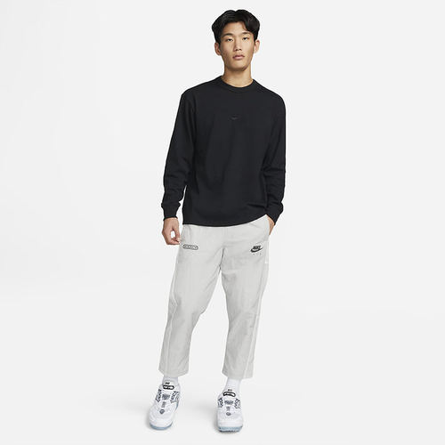 Nike耐克卫衣男上衣秋新款运动休闲长袖圆领刺绣套头衫DO7391-010