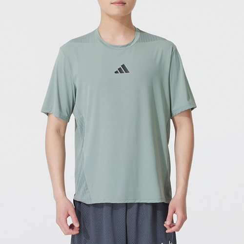 adidas阿迪达斯男子夏季时尚百搭宽松上衣运动休闲短袖T恤 JI8187