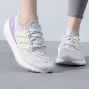 正品Adidas阿迪达斯缓震透气女士跑步鞋女2024新款运动鞋IE3337